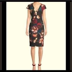 Black Halo Floral Dress